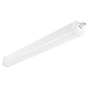 Lampada da soffitto Oakland Single Materiale plastico - Bianco - 1 punto luce - Larghezza: 63 cm