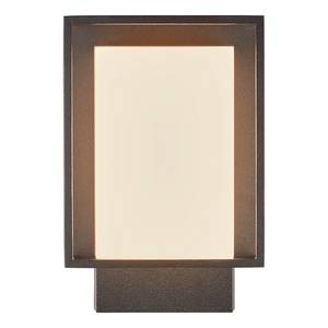 Wandlamp Nestor aluminium - zwart - 1 lichtbron