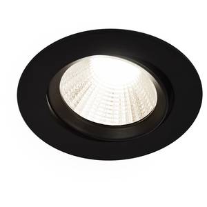 Set 3 lampade a incasso Fremont 4000K B Materiale plastico - Bianco - 1 punto luce - Nero