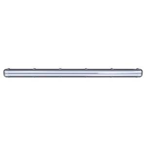 Plafonnier Works Double Matière plastique - Gris - 2 ampoule - Largeur : 155 cm