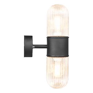 Wandlamp Konyo aluminium - zwart - 2 lichtbron