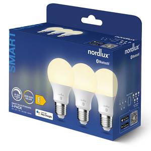 Set di 3 lampadine Smart E27 900lm Vetro trasparente