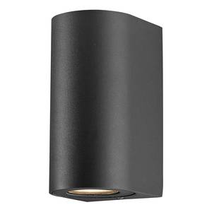 Wandlamp Canto Maxi aluminium - 2 lichtbron