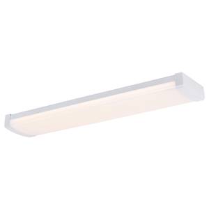 Plafonnier Wilmington Matière plastique / Blanc - 1 ampoule - Largeur : 61 cm