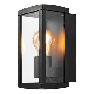 Wandlamp Luchy aluminium - zwart - 1 lichtbron