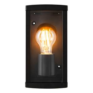 Lampada da parete Luchy Alluminio - Nero - 1 punti luce