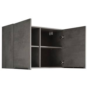 Meuble haut Captiva 2 portes Anthracite Chromix