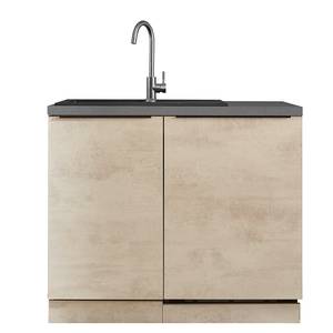 Meuble sous évier Captiva Blanc Chromix / Anthracite Chromix