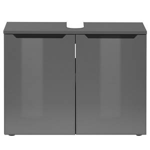 Meuble sous vasque TAULO Anthracite brillant