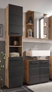 Set di 3 mobili da bagno Poway Opaco nero