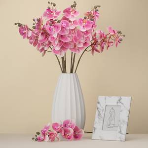 Fleurs artificielles Aleni - Lot de 10 Plastique - Rose clair