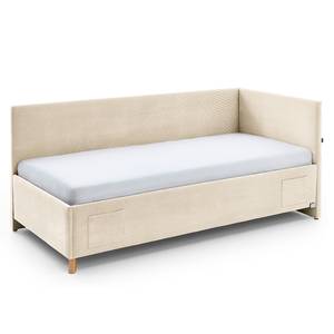 Kajuitbed Cool Corduroy Scota: Crèmekleurig - 90 x 200cm - Zonder lattenbodem