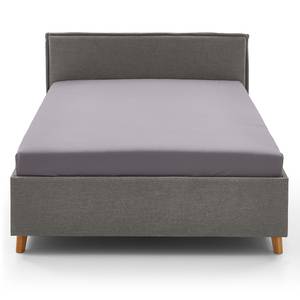 Letto imbottito Fun Tessuto Cieli: grigio - 90 x 200cm - Senza rete a doghe