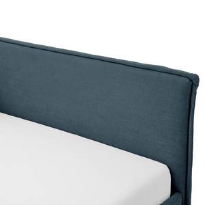 Letto Fun Tessuto Cieli: Blu scuro - 90 x 200cm - Senza rete a doghe