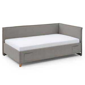 Kojenbett Fun Webstoff Cieli: Grau - 90 x 200cm - Ohne Lattenrost