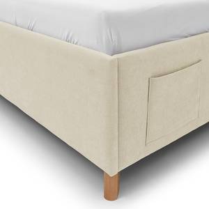 Kojenbett Fun Webstoff Cieli: Creme - 90 x 200cm - Ohne Lattenrost