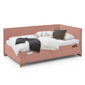 Kojenbett Fun Webstoff Cieli: Rosé - 90 x 200cm - Mit Lattenrost