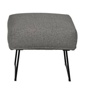 Fauteuil Caleta Tissu - Tissu Sogol: Gris foncé - Avec repose-pieds