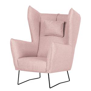 Sessel Caleta Webstoff Sogol: Mauve - Mit Hocker