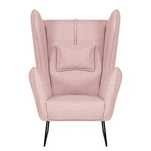 Sessel Caleta Webstoff Sogol: Mauve - Mit Hocker