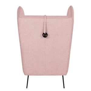 Sessel Caleta Webstoff Sogol: Mauve - Mit Hocker