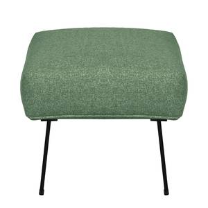 Fauteuil Caleta Tissu - Tissu Sogol: Vert - Avec repose-pieds