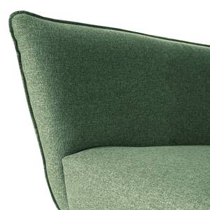 Fauteuil Caleta Tissu - Tissu Sogol: Vert - Avec repose-pieds