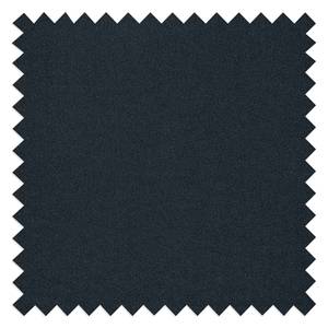 Fauteuil Caleta Tissu - Velours Onoli: Bleu foncé - Avec repose-pieds