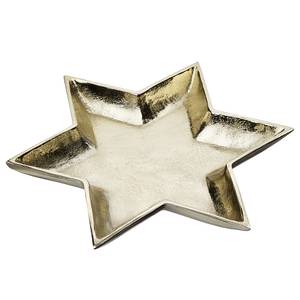 Deko-Schale STARLET Aluminium - Gold - Durchmesser: 26 cm