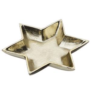 Deko-Schale STARLET Aluminium - Gold - Durchmesser: 17 cm