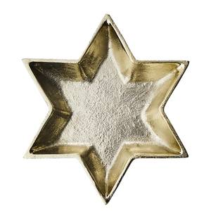 Deko-Schale STARLET Aluminium - Gold - Durchmesser: 17 cm