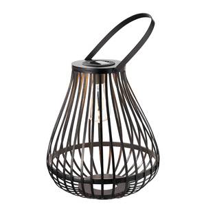 Lanterne solaire Sunshine Spark Bambou - Noir - 1 ampoule