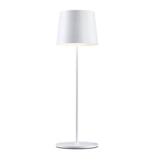 Lampada da tavolo Gilo Alluminio / materiale plastico - 1 punto luce - Bianco