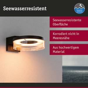 Wandleuchte Capera Zigbee Aluminium - 1-flammig - Anthrazit