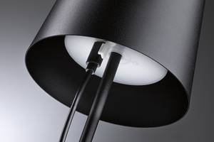 Lampe Gilo Aluminium / Matière plastique - 1 ampoule - Noir