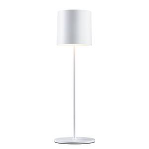 Lampada da tavolo Tuni Alluminio / materiale plastico - 1 punto luce - Bianco