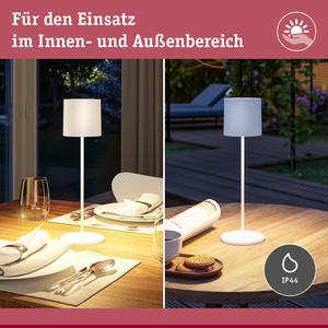 Lampe Tuni Aluminium / Matière plastique - 1 ampoule - Blanc