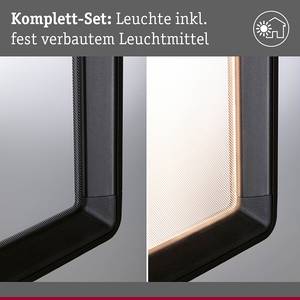 Wandleuchte Reana Aluminium - Anthrazit - 1-flammig