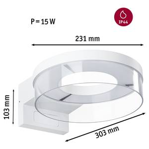 Wandleuchte Capera Zigbee Aluminium - 1-flammig - Weiß