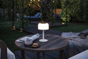 Lampe solaire Bartja Aluminium / Matière plastique - 1 ampoule - Blanc