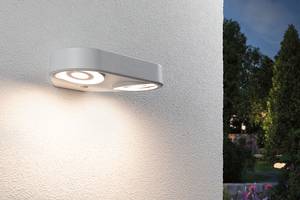 Wandlamp Silma aluminium - Wit - Aantal lichtbronnen: 2