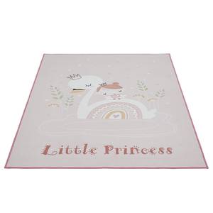 Laagpolig vloerkleed Little Princess polyamide - roze