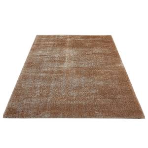 Hochflorteppich Gela Polyester - Taupe - 60 x 110 cm