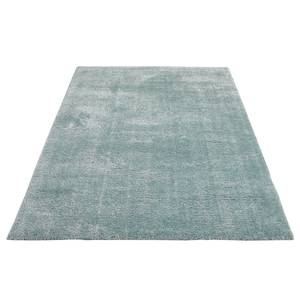 Tapis à poils longs Gela Polyester - Turquoise - 133 x 190 cm