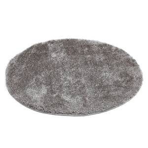 Tapis à poils hauts Gela rond Polyester - Gris