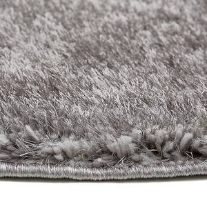 Tapis à poils hauts Gela rond Polyester - Gris