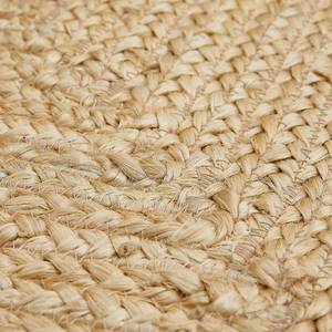 Kurzflorteppich Ibo Jute / Baumwolle - Creme