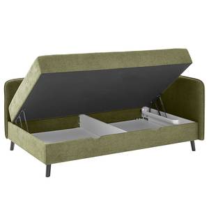 Letto imbottito Kiruna Tessuto Oda: verde avocado - 90 x 200cm