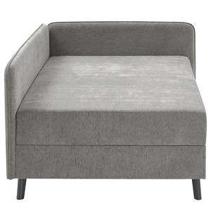 Letto imbottito Kiruna Tessuto Oda: grigio - 140 x 200cm