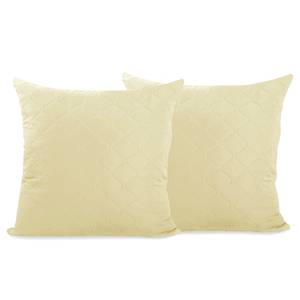 Kussensloop Daxel set van 2 polyester - Crème - 40 x 40 cm